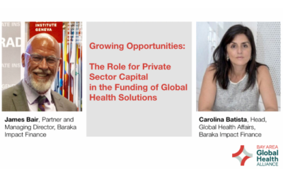 An Alliance Conversation with Baraka Impact Finance: The Role for Private Sector Capital in The Funding of Global Health Solutions