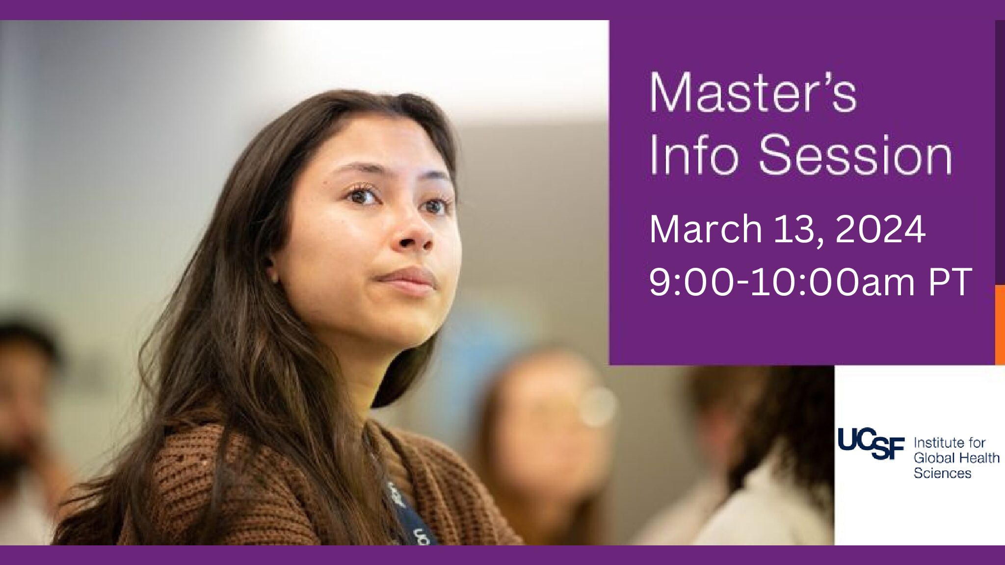 UCSF Master of Science in Global Health information session