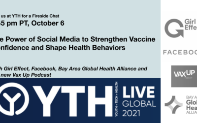 YTH Global Live: The Power of Social Media to Strengthen Vaccine Confidence and Shape Health Behaviors | October 6, 2021