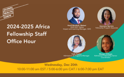 2024-2025 Sub-Saharan Africa Fellowship Office Hour