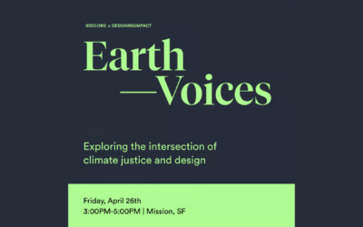 Earth Voices: Exploring the intersection of climate justice and design