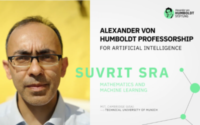 Dr. Suvrit Sra awarded Humboldt Prize for AI
