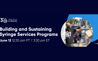 Building & Sustaining Syringe Services Programs