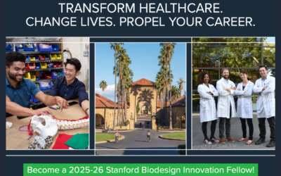 Become a 2025-26 Stanford Biodesign Innovation Fellow!