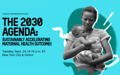 The 2030 agenda: Sustainably accelerating maternal health outcomes | Devex Summit | UNGA79