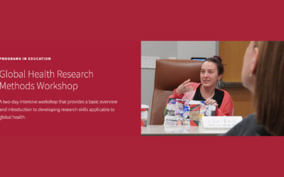 Global Health Research Methods Workshop