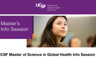 UCSF Master of Science in Global Health Info Session