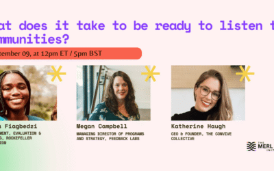 What Does It Take to Be Ready to Listen to Communities? And Can AI Play a Role?